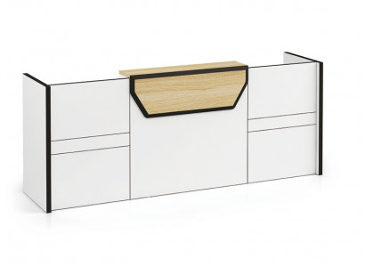 Reception desk counter practice office trade fair reception hotel tables counter new
